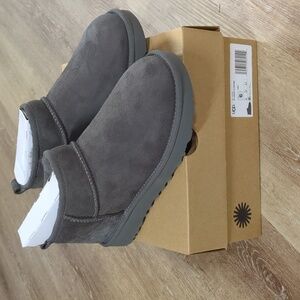 Classic ultra mini UGG boot size 6 grey